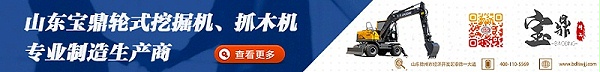 宝鼎轮式挖掘机抓木机