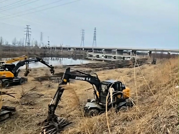 宝鼎抓木机合作