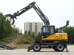 宝鼎BD125PLUS轮式抓木机，力大无穷，经久耐用