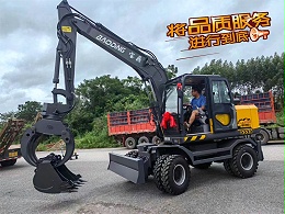 轮式挖掘机厂家售后有多重要?