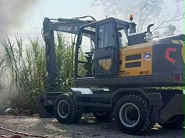 机王交付！宝鼎 135S 抓木机多配置适配复杂工况