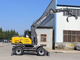 宝鼎BD120S轮式抓木机全新登场