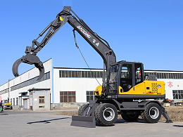 宝鼎 125S 抓木机：抱夹锯加持，高效切割木材