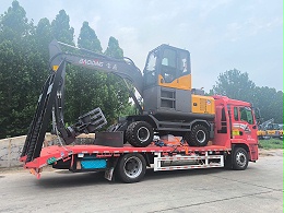 宝鼎110加长臂抓木机性能展示