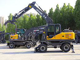 广西王老板定购两台宝鼎120抓木机，业务扩展再进一步