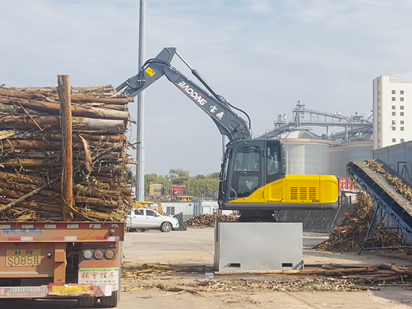宝鼎95固定式电动抓木机