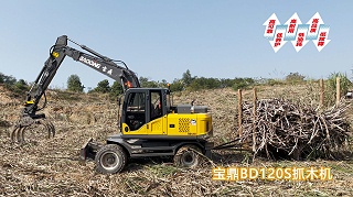 宝鼎BD120S轮式抓木机产品介绍