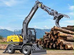 稳定可靠，舒适耐造——宝鼎BD120S轮式抓木机