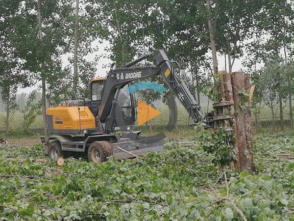 河南BD95抓木机工作视频