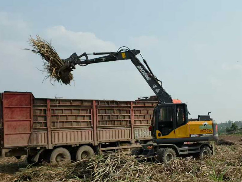 宝鼎110H轮式抓木机