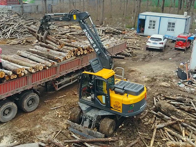 宝鼎BD95W-9H轮式抓木机