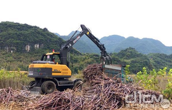 宝鼎BD95W轮式抓木机产品特点使用场景