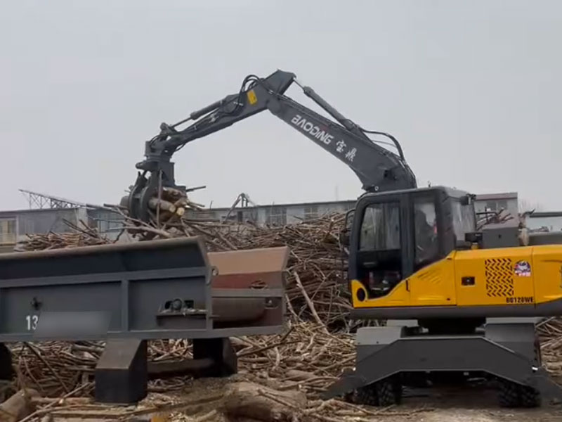 宝鼎BD120WE轮式挖掘机