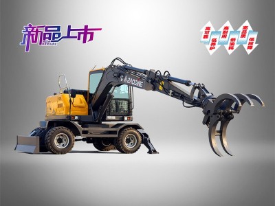 山东宝鼎抓木机厂家-BD95W-9B型号轮式抓木机全新登场