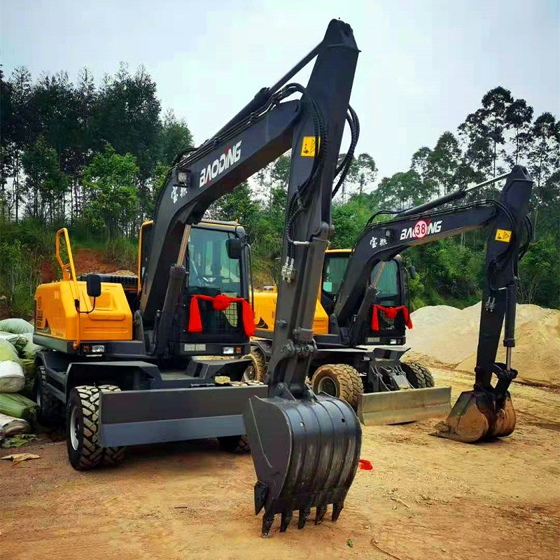 寶鼎廠家輪式挖掘機95型號
