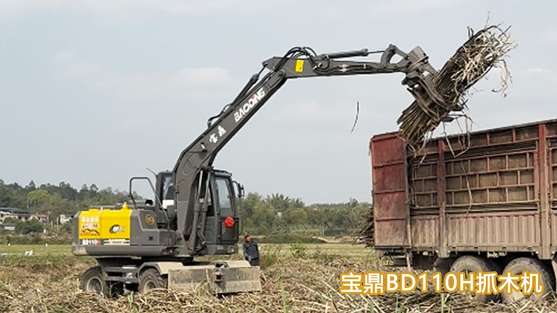 宝鼎BD110H轮式抓木机